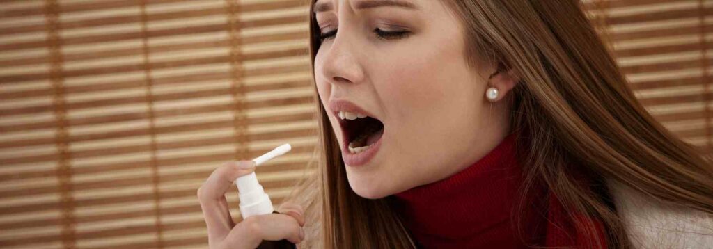 Buy throat spray for sore throat in Hereford.